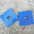 Parte in nylon PA6 CNC con piastra in nylon di plastica blu